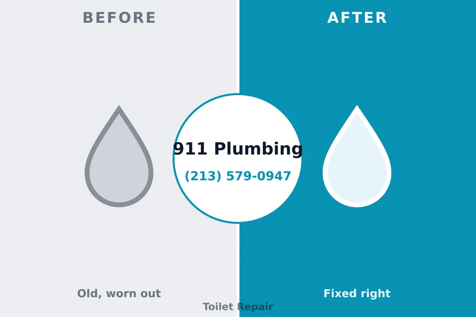 Before and after: plumbing company Hopewell, VA